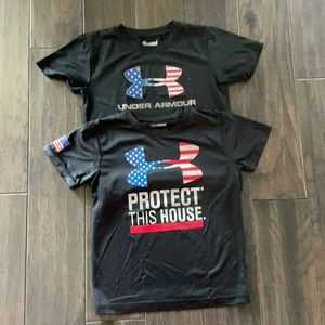 Under Armour (2) heat gear short sleeve tees